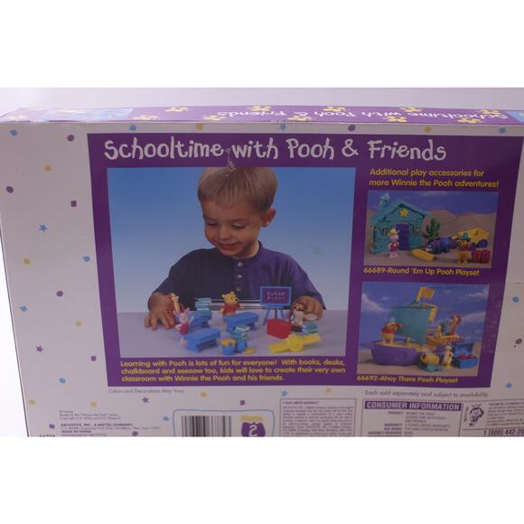 Mattel, Schooltime with Pooh and Friends, Playset, Disney, Toy, ~ 250622-WH L-1 - Picture 3 of 3